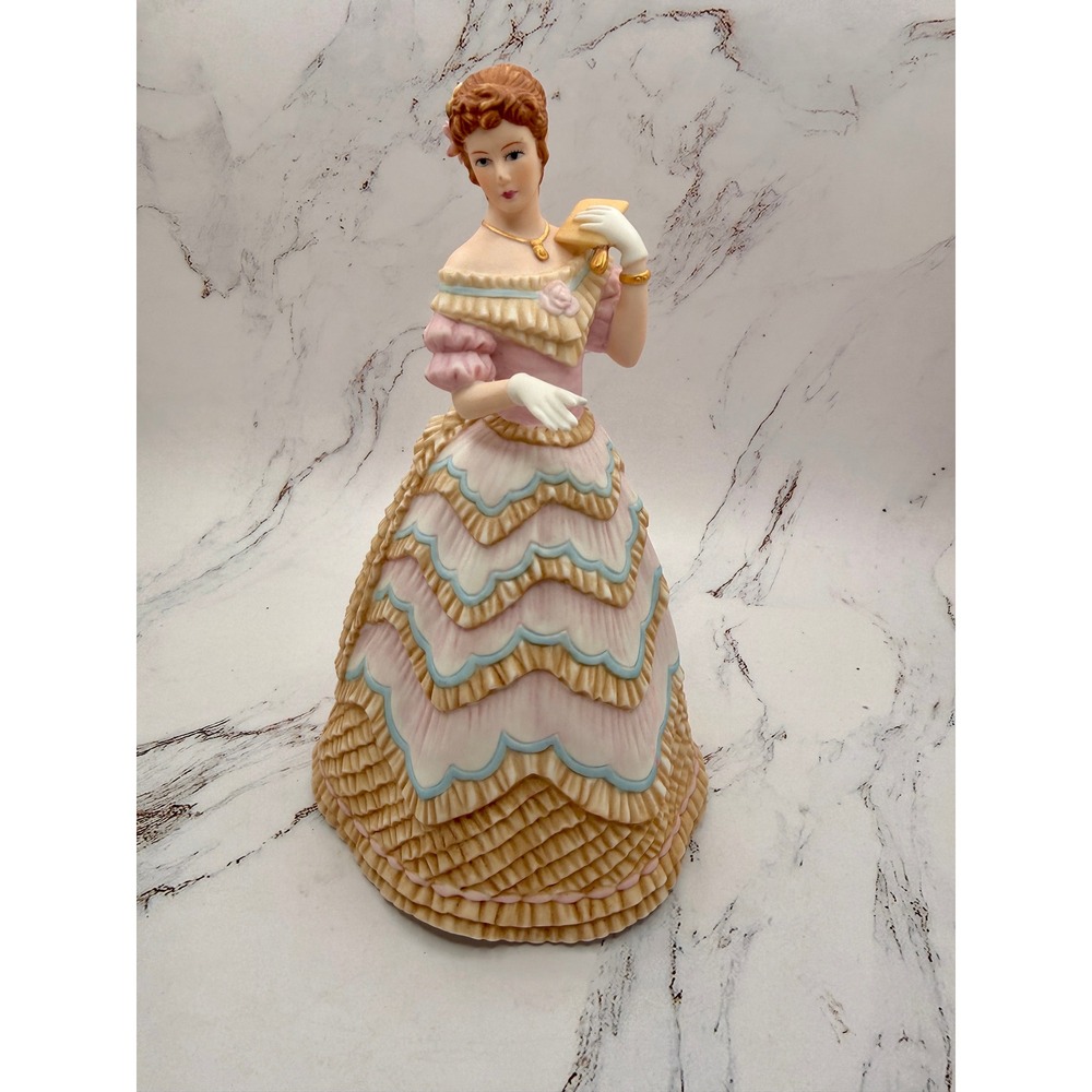 Lenox The Belle of the Ball Fine Porcelain Sculpture Victorian Lady 8" Tall
